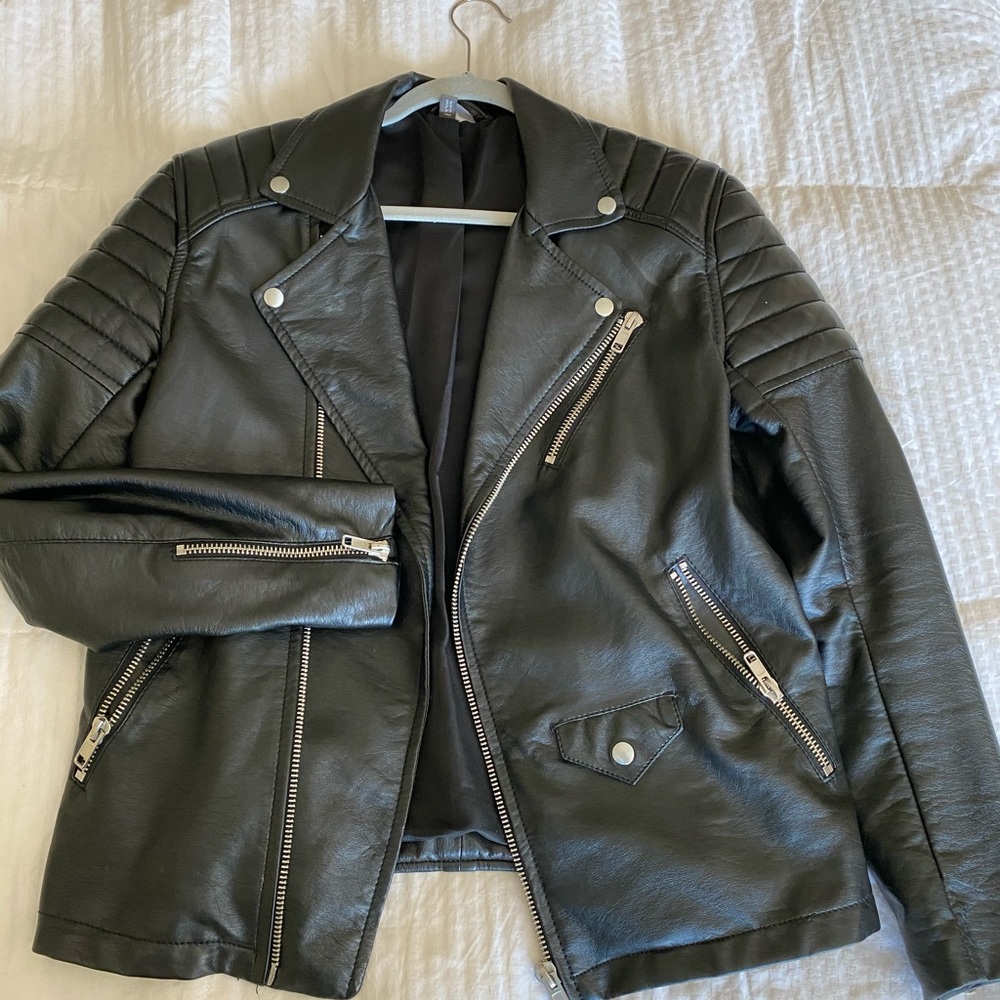 H&M fake leather jacket
